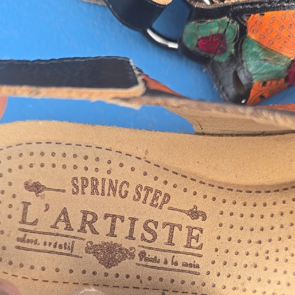 Spring Step Multicolor Floral Sandals - Picture 6 of 8